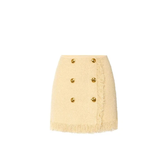 Elisabetta Franchi, Dame, Skjørt, Gul, XS, Elisabetta Franchi, Dame, Skjørt, Gul, XS,