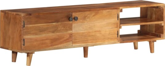 TV benk heltre akasie med honningfinish 140x30x40 cm TV benk heltre akasie med honningfinish 140x30x40 cm