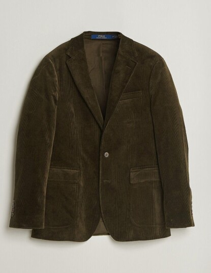 Polo Ralph Lauren Single Breasted Corduroy Sportcoat Fall Olive