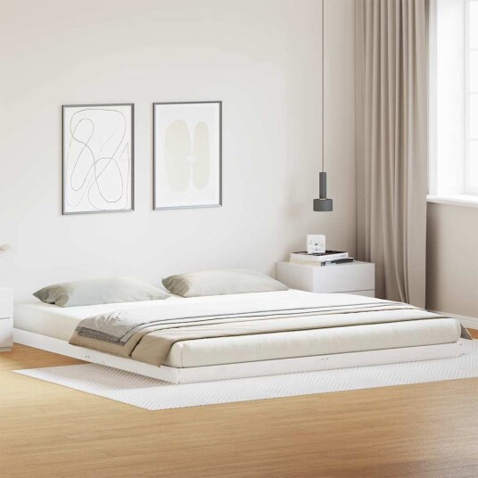 Gulv Seng Ramme 180x210 cm Solid Tre Furu