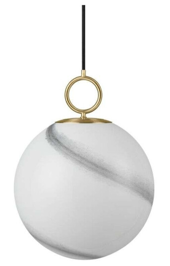 Halo Design Stockholm Pendel Ø30 Marble Grey