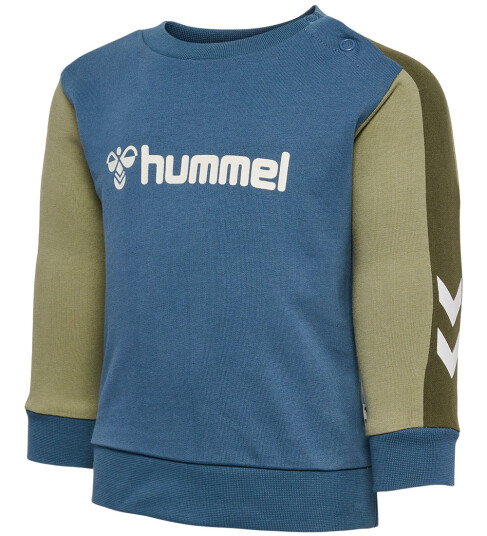 Hummel Collegegenser hmlEddo Bering Sea 68 Collegegenser Blå Grønn 62