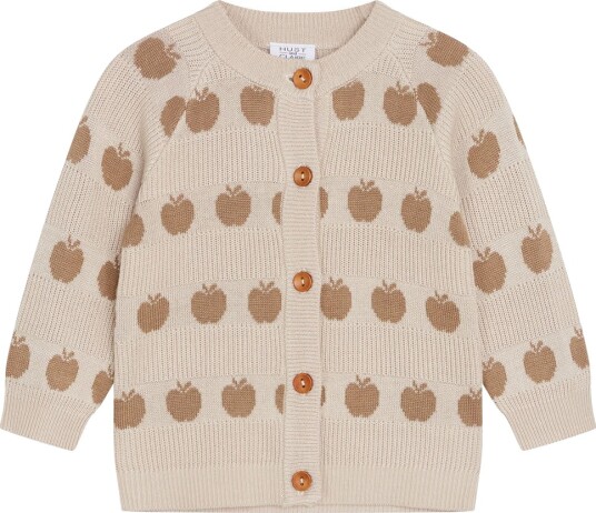 Hust and Claire Cardigan Strikk Bambus HCCuno Varm Sand Hust and Claire 74 Cardigan Beige