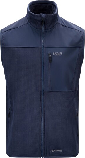 Brynje Unisex Polar Fleece Vest Navy XS