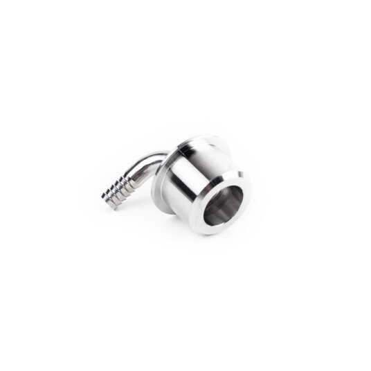 Resirk. Fitting, 10mm slange albue For mesking/skylling