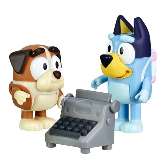 Bluey S7 Figursett m/ tilbehør Bluey og Winton Bluey S7 Figursett m/ tilbehør Bluey og Winton