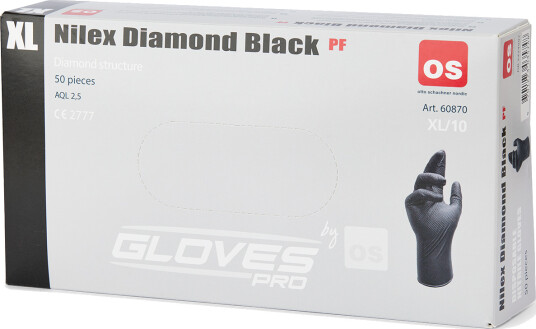 Nilex Diamond Black PF str. 7 pk a 50 stk Nilex Diamond Black PF str. 7 pk a 50 stk
