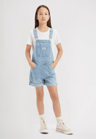 Levis Classic Shortalls Clearskies (152 / 12 år)