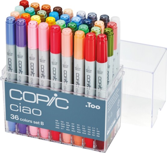 Tusj Copic Ciao Alkoholbasert 36 Stk B