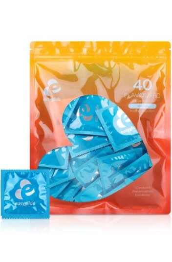 EasyGlide Flavored Condoms 40-pack