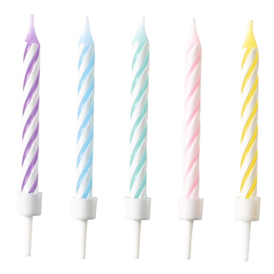 Kakelys Regnbue Pastell 10 pakning Kakelys Regnbue Pastell 10 pakning