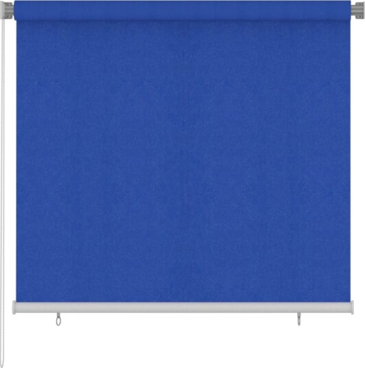 vidaXL Utendørs rullegardin 165 (B) x 140 (H) cm blå HDPE