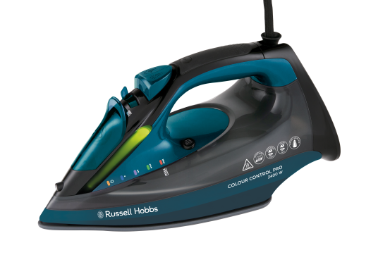 Russell Hobbs Colour Control Pro-strykejern svart og blått