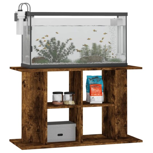 Akvariumstativ Røkt Eik 100X40X60 cm Konstruert Tre
