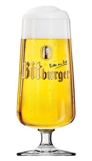 Bitburger ølglass 50 cl Bitburger ølglass 50 cl