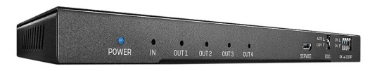 Lindy 4-Port HDMI 2.0 Splitter med Lyd og 4K Ultra HD