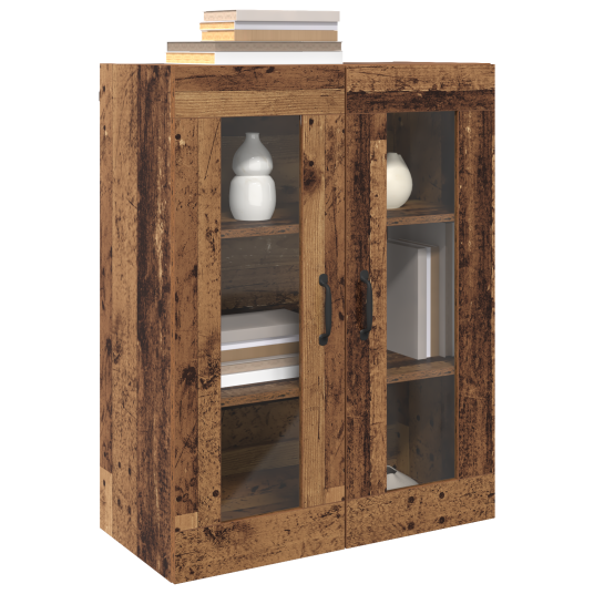  Hengende Veggskap Brun 69.5 x 34 x 90 cm Konstruert tre