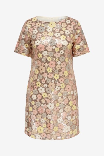 Only Carmakoma   Plajettkjole Carmabelle S/s Boatneck Midi   Gul