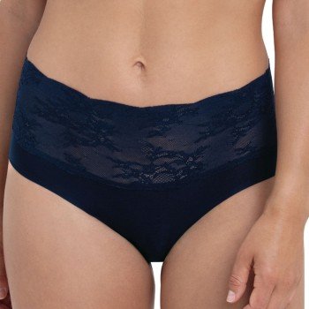 Anita Truser Essential High Waist Lace Briefs Mørkblå Large Dame Anita Truser Essential High Waist Lace Briefs Mørkblå Large Dame