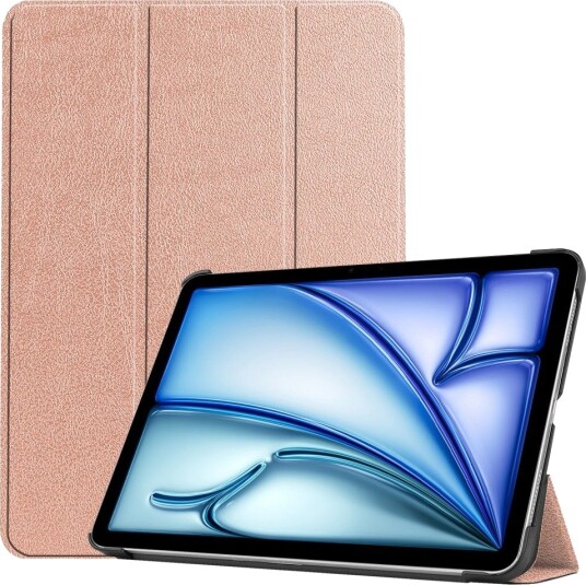 Trolsk Deksel med Stativfunksjon iPad Air 11 (2024-2026) Roségull