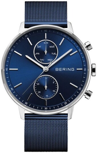 Bering Herreklokke 13242 307 Classic Blå/Stål Ø42 mm