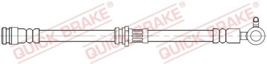 Bremseslange QUICK BRAKE 59.804 Bremseslange QUICK BRAKE 59.804