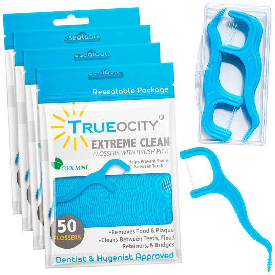 200 stk. Flossers Trueocity Extreme Clean Flossers
