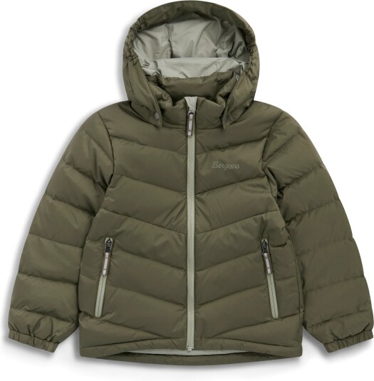 Bergans Kids" Warm Down Jacket Green Mud 116