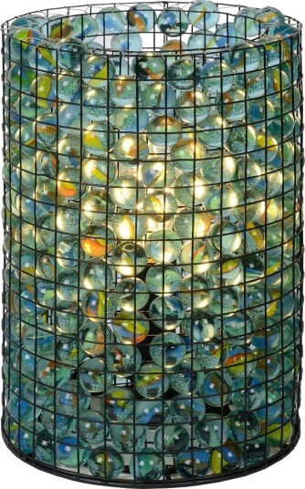 Marbelous Bordlampe Høyde 21 Cm Klar Marbelous Bordlampe Høyde 21 Cm Klar