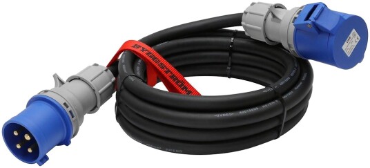 Malmbergs Skjøtekabel 3 fas 32A 230V 5m 4g6mm2 IP44
