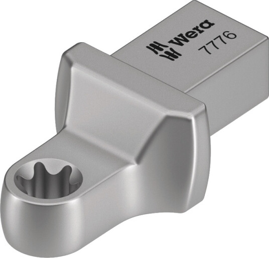Wera 7776 Torque Wrench End Fitting Sølv 1 Stykker Chromium Vanadium Steel Cr V