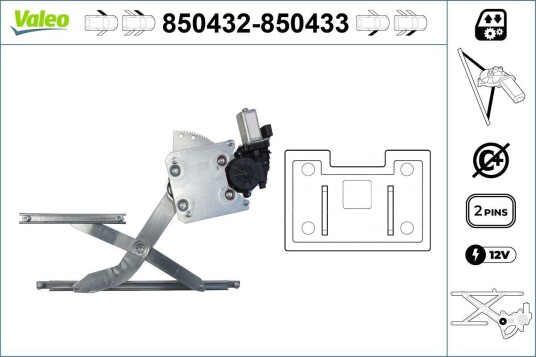 Vindusheis VALEO 850433