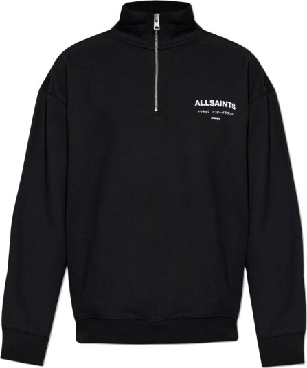 AllSaints Underground Half Zip - Black - M AllSaints Underground Half Zip - Black - M