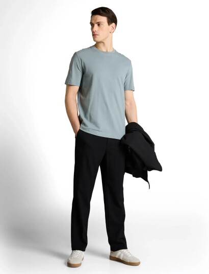 Tom Tailor Piqué T Shirt   Blue   XXL