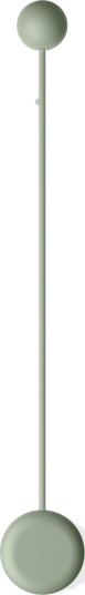 Vegglampe Vibia Pin Grønn Stue Metall Moderne 70 Grønn