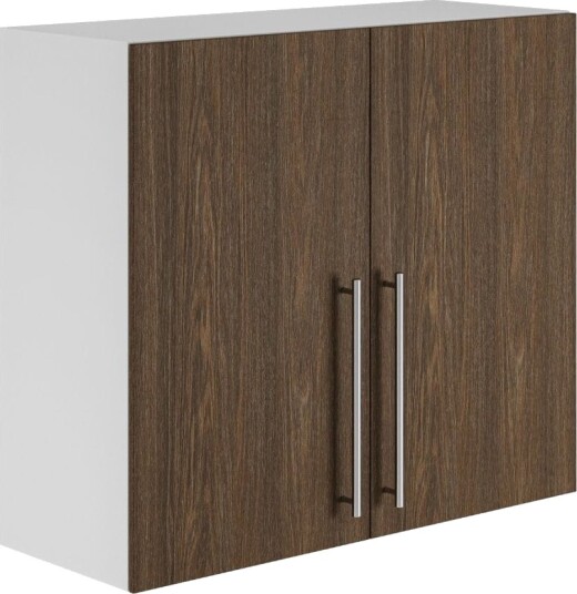 Alterna NEA Vaskerom: Overskap med 2 dør B60 80xd30xh72cm Valnøtt / 60cm