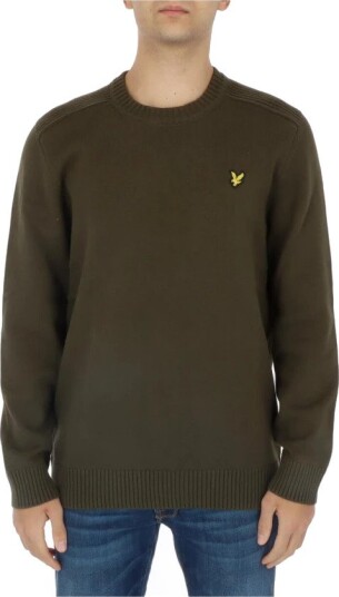 Lyle & Scott Herre Strikkevarer Grønn S,