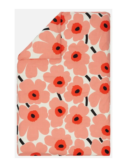 Marimekko Home Unikko Dc 135/140X200Cm   Coral   135 140X200CM