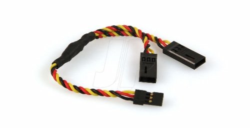 Hitec 54703S 6" Heavy Gauge Twisted Wire Y Harness w/Pins
