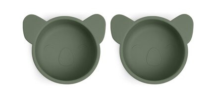 nuuroo Pink Koala snackskåler i 2 deler - Dusty Green