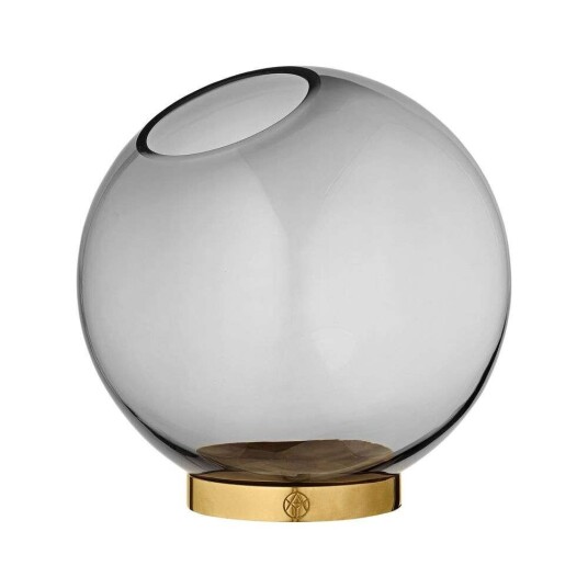 AYTM Globe vase large sort-messing AYTM Globe vase large sort-messing