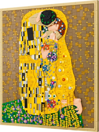 Lego Gustav Klimt Kysset