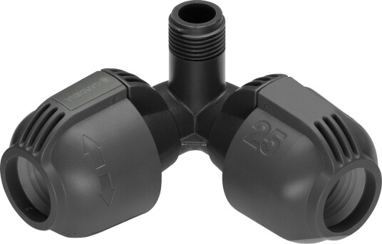 Gardena Vinkelstykke 25 mm x 1/2" med hann-gjenger
