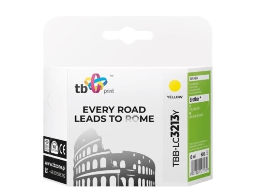 Tb Print Tbb-Lc3213y 10 Ml 600 Sider 1 Stykker Enkeltpakke