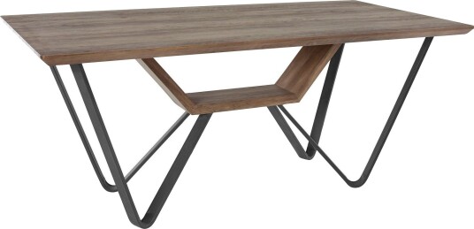 Barths Spisebord 180 cm - Natur/Svart