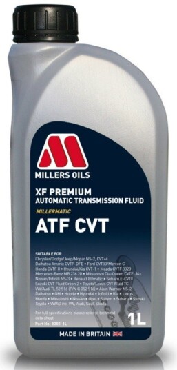 Transmisjonsolje MILLERS XF Premium ATF CVT 1L