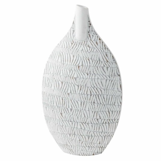 Dkd Home Decor Vase Dkd Home Decor Hvit Harpiks Moderne 32 X 13 X 57 Cm