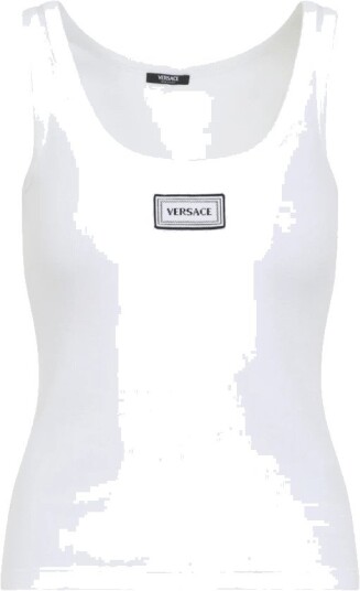 Versace Dame Topper Hvit S,