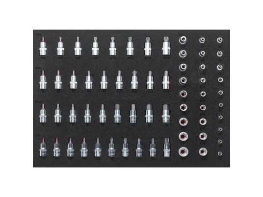 Vigor V2837, Pipenøkkelsett, 1/4+3/8+1/2", Metrisk, 64 Hode(R), 5,6,7,8,10,12,14,17,19 Mm, 1/2 ,1 /4,3/8" Vigor V2837, Pipenøkkelsett, 1/4+3/8+1/2", Metrisk, 64 Hode(R), 5,6,7,8,10,12,14,17,19 Mm, 1/2 ,1 /4,3/8"