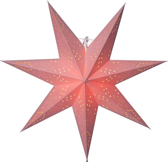 Star Trading   Pappstjerne Romantic 54 cm   Rosa